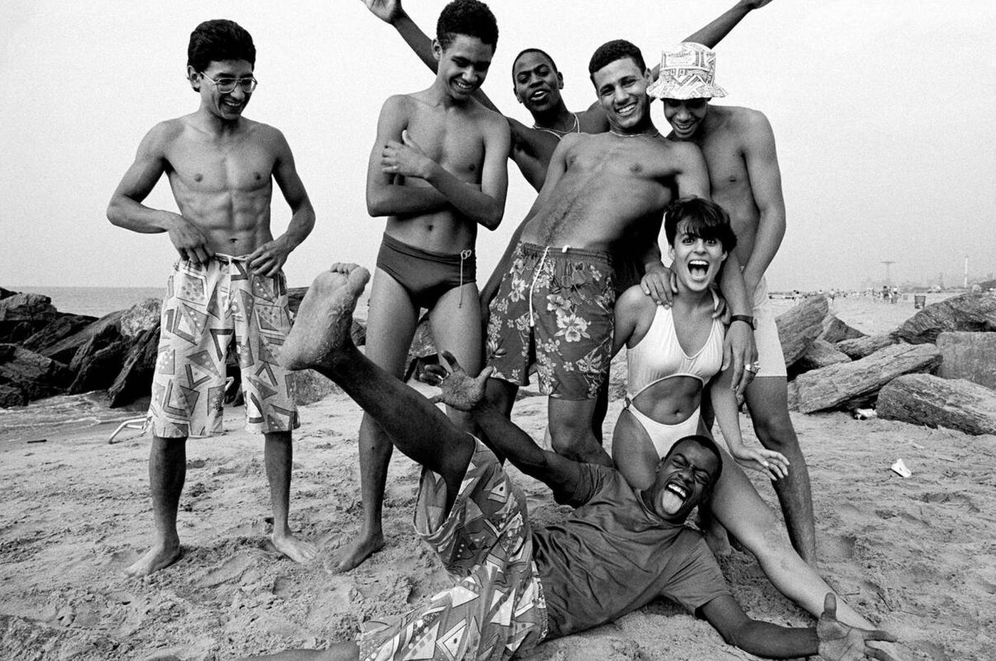 Youthful Exuberance, Brighton Beach, 1987.