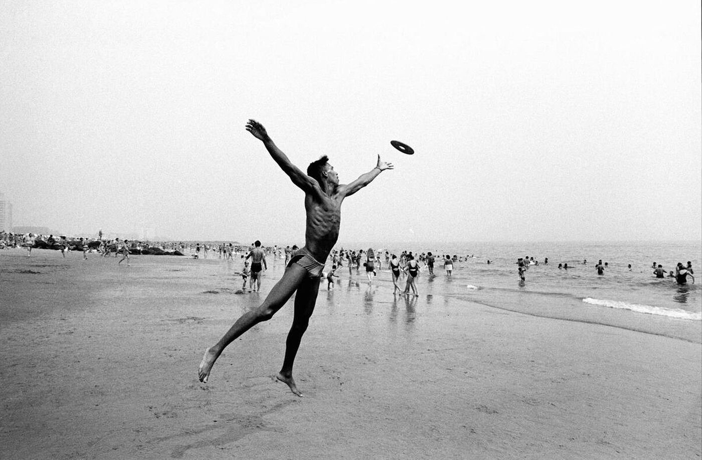 Beach Activities, Brighton Beach, 1987.