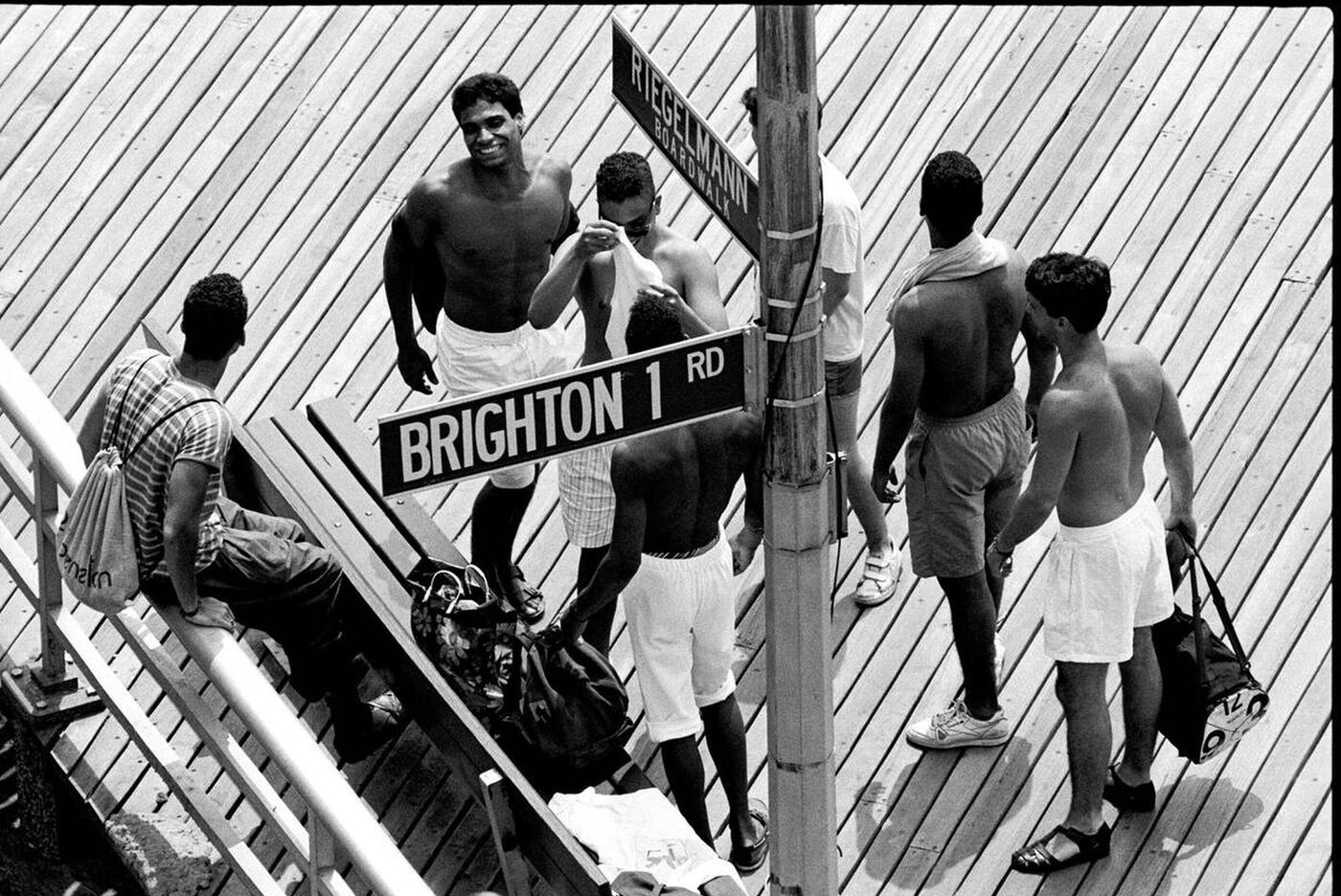 Meeting At Brighton And Riegelmann, Brighton Beach, 1987.