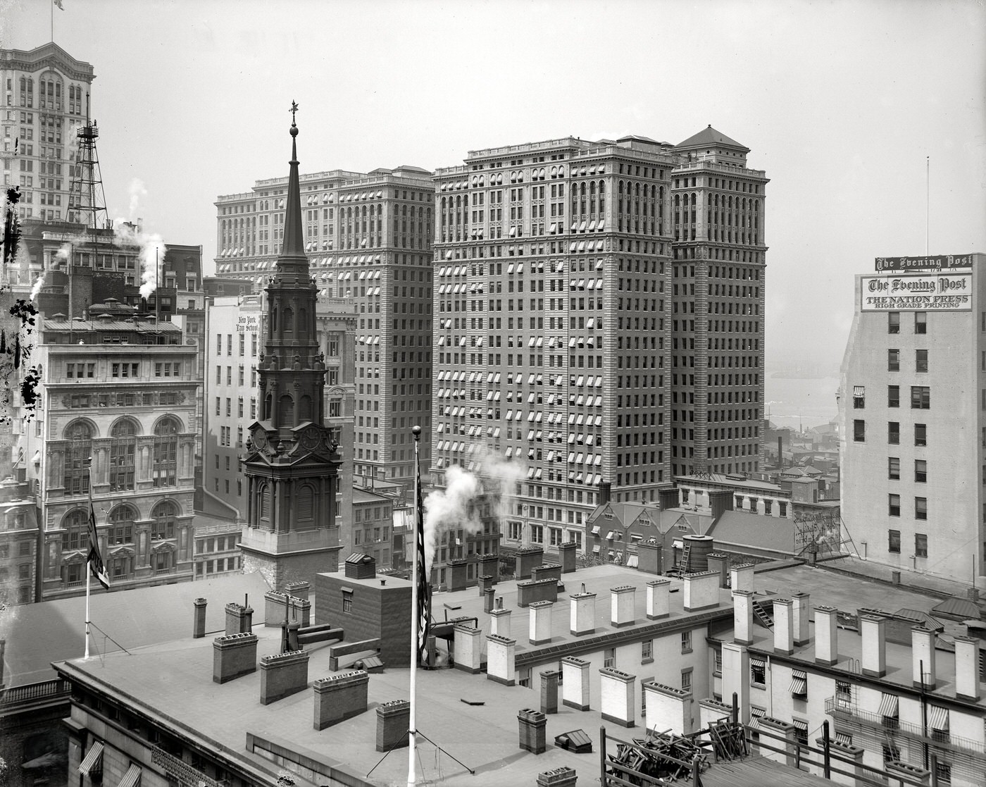 Lower Manhattan, Hudson Terminal Buildings, 1910.