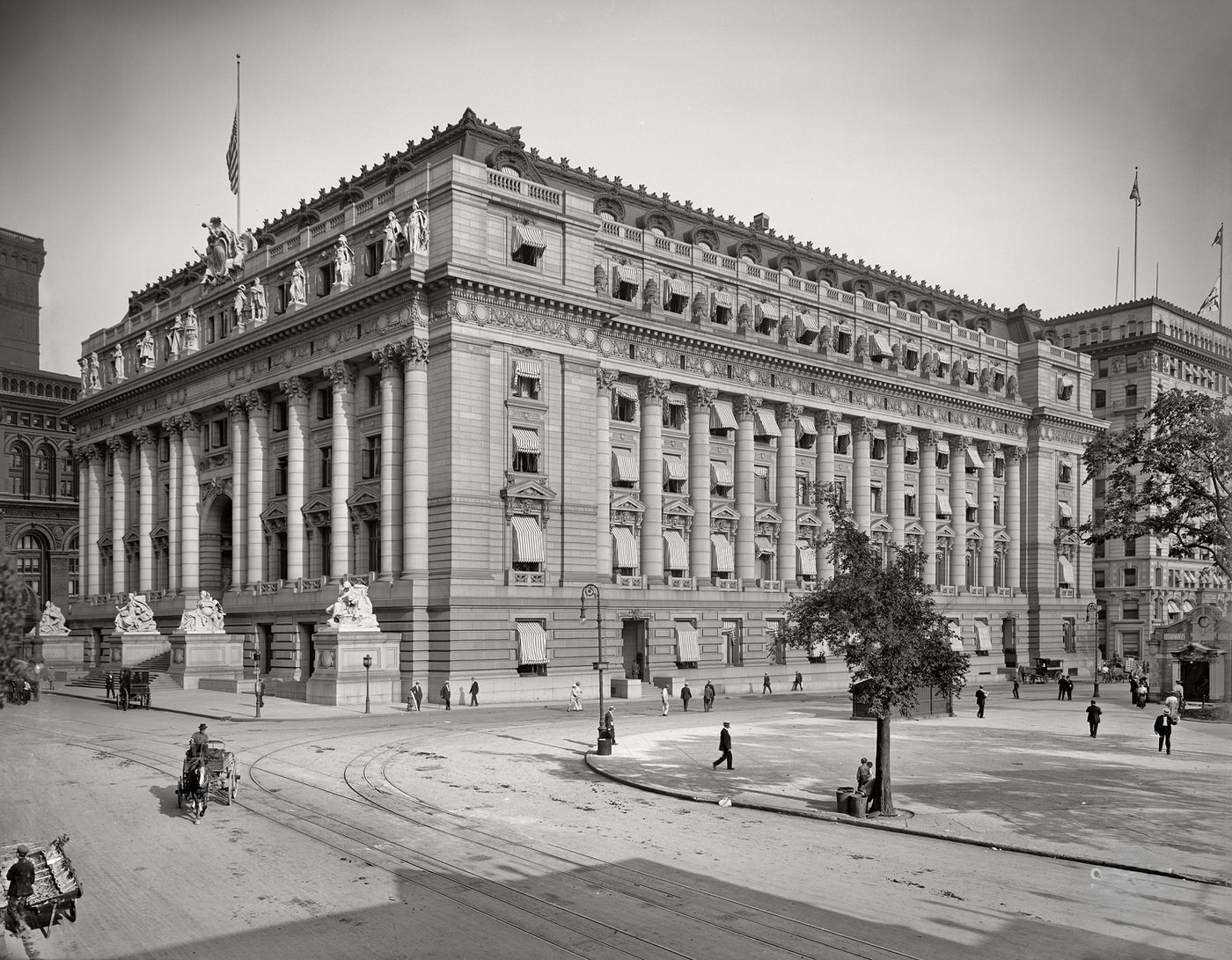 Manhattan, U.s. Custom House, 1910.
