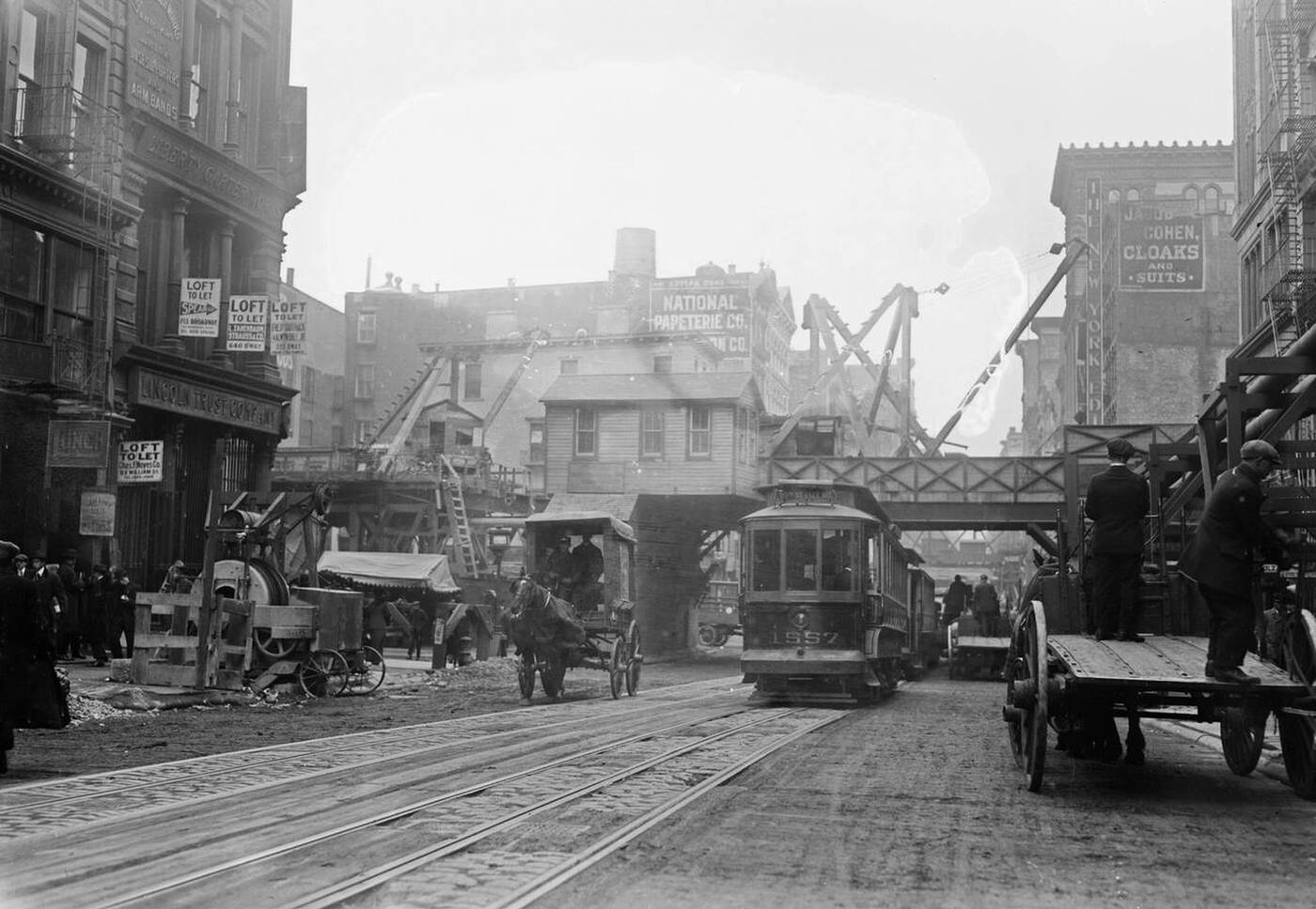Broadway At Canal St., 1913.