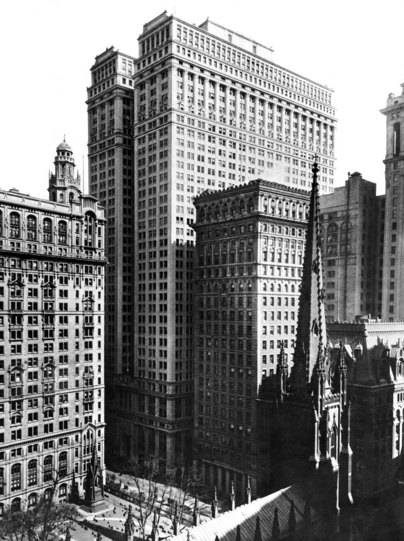The Equitable Building At 120 Broadway In The Financial District, 1915.