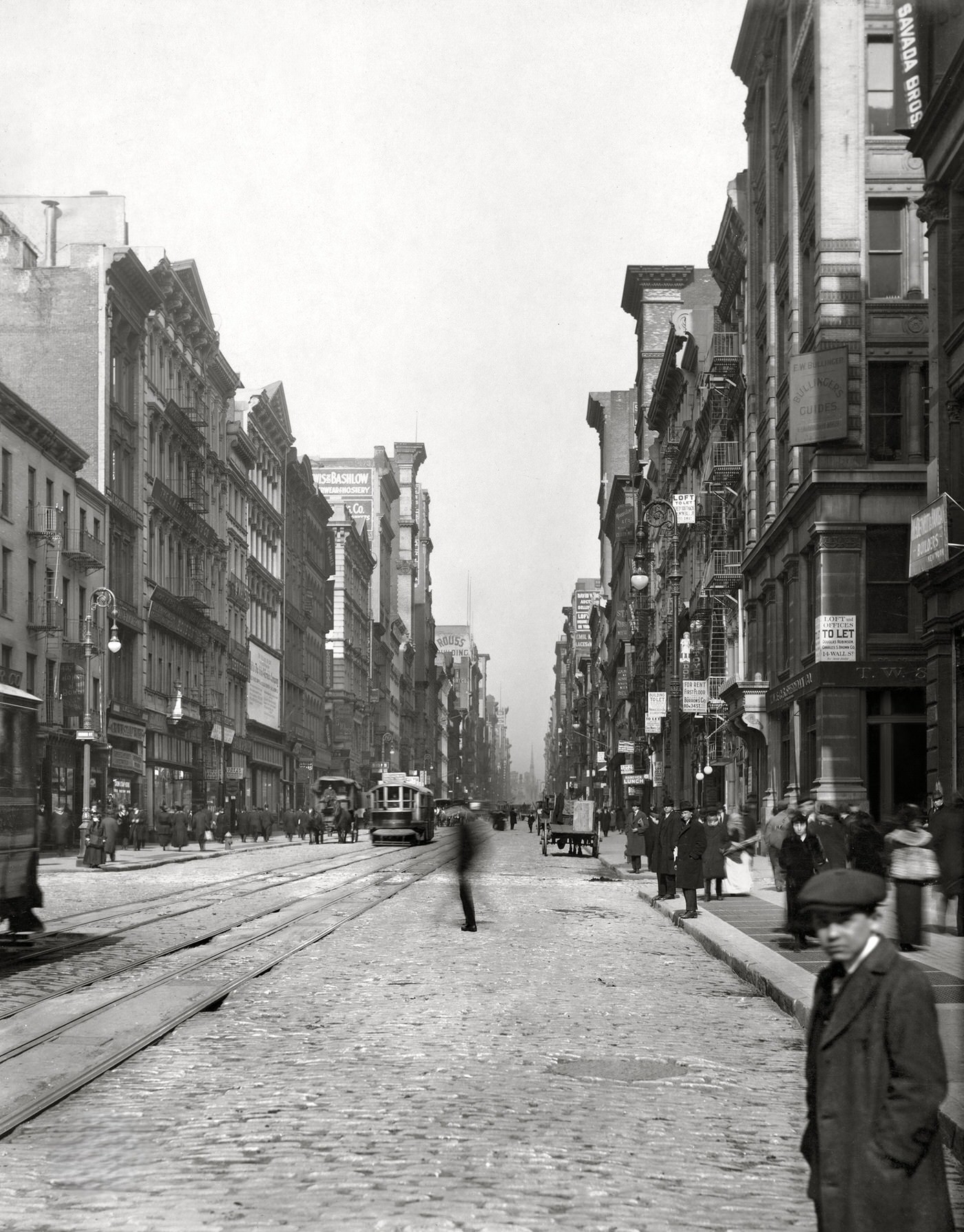 Broadway, Looking North From Canal Street, 1916.