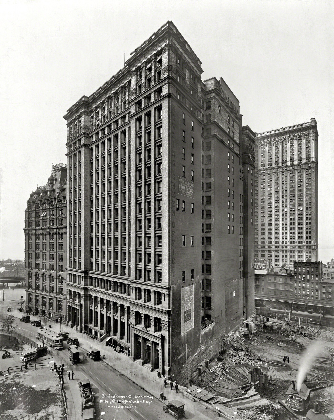 Bowling Green Offices, 1919.