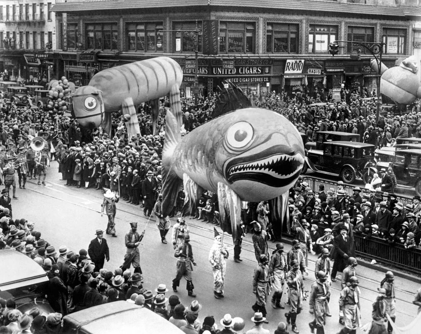 Thanksgiving Day Parade On Broadway In New York, 1929.