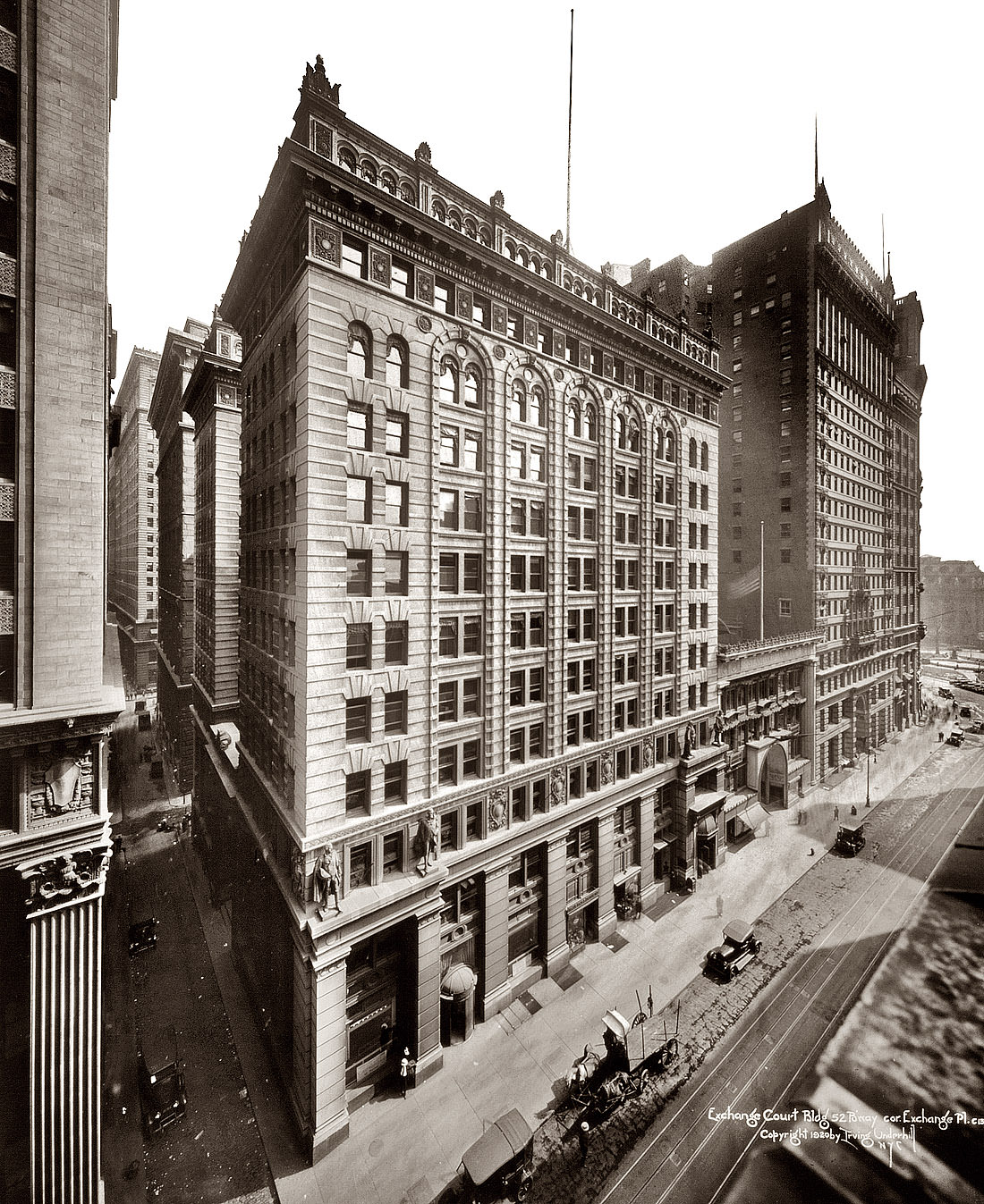 Exchange Court Building At 52 Broadway And Exchange Place, 1920.