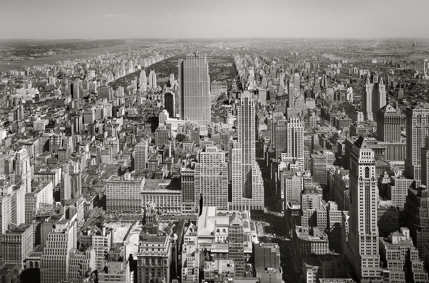 Looking North From The Empire State Building, 1933.
