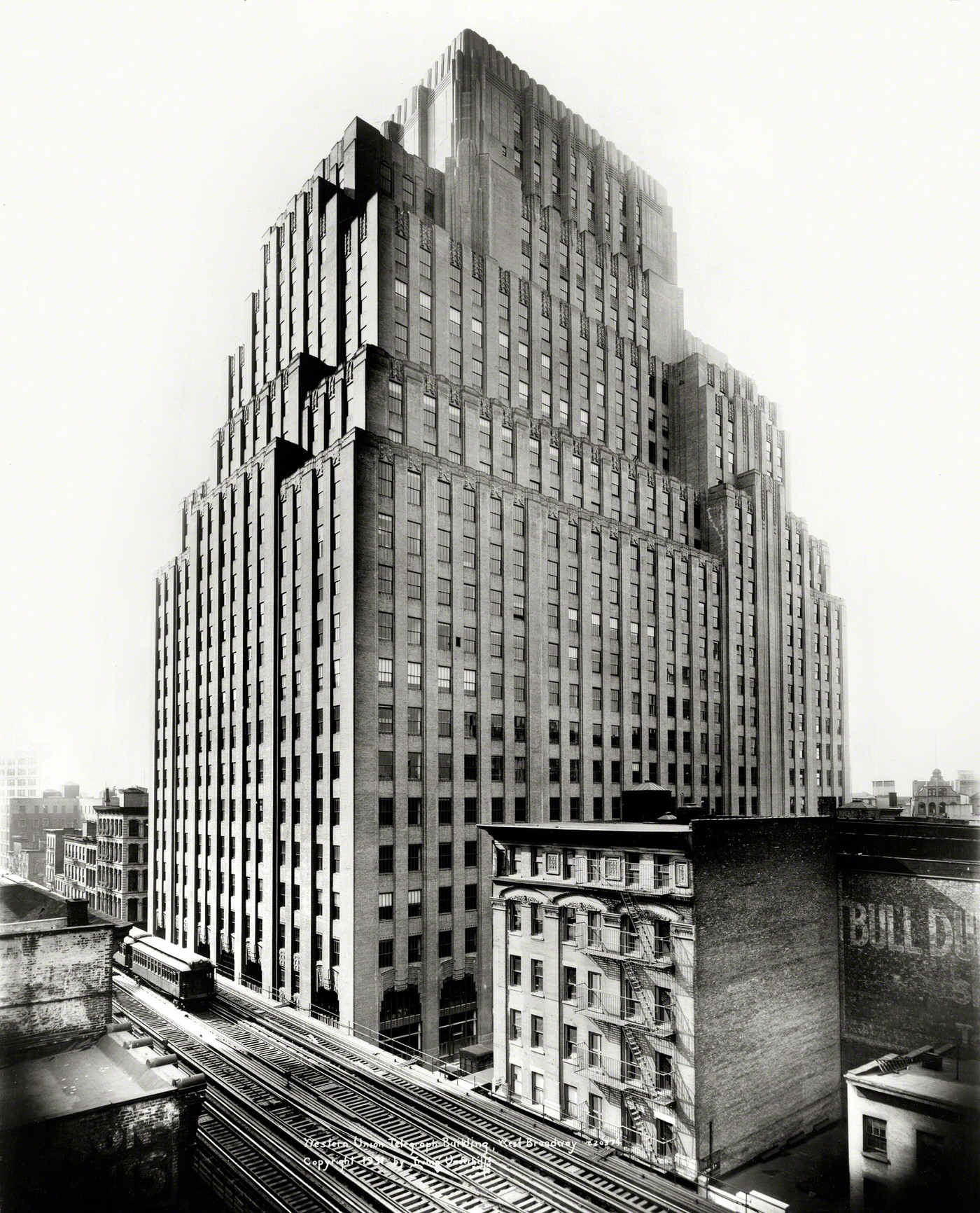 Western Union Telegraph Building, West Broadway, 1931.