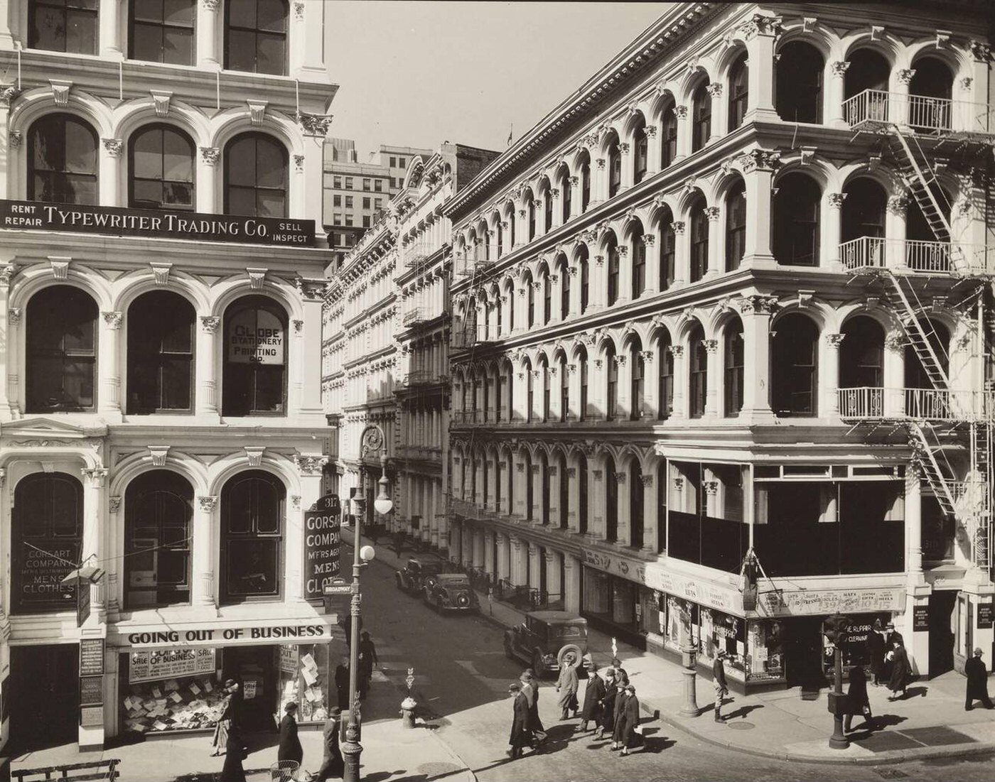 Broadway And Thomas Street, 1936.