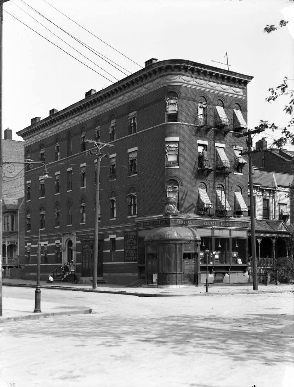 Apartment Building At E. 156Th Street And Hewett Place, Bronx, 1916.