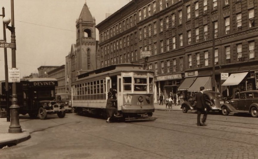 Wills Avenue Methodist Church, Willis Avenue And 141Th Street (East), Bronx, 1941.