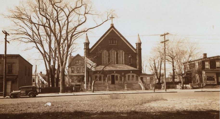 St. Mary'S Roman Catholic Church, White Plains Road And 213Th Street (East), Bronx, 1932.