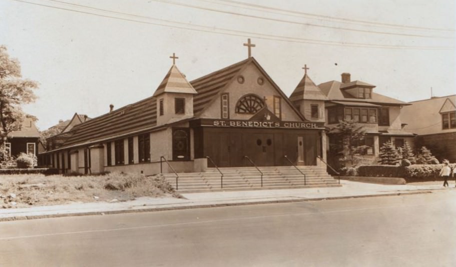 St. Benedicts Roman Catholic Church, Eastern Boulevard And Logan Avenue, Bronx, 1935.