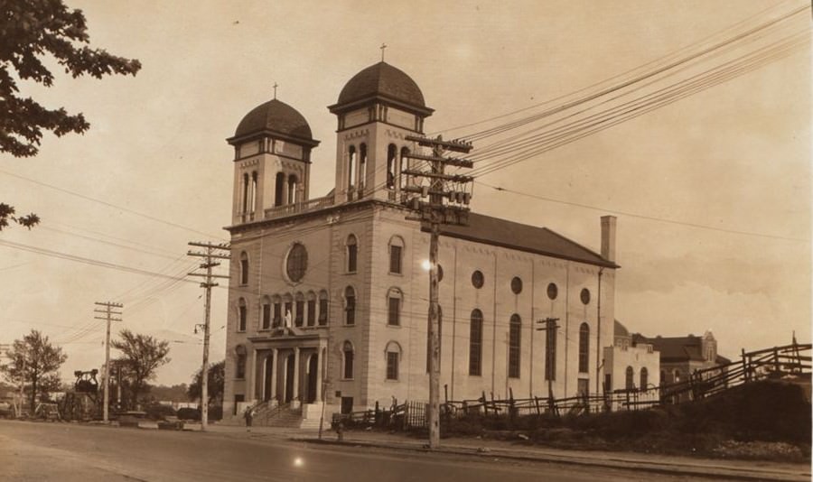 The Church Of The Immaculate Conception, Gun Hill Road (East) And Holland Avenue, Bronx, 1928.