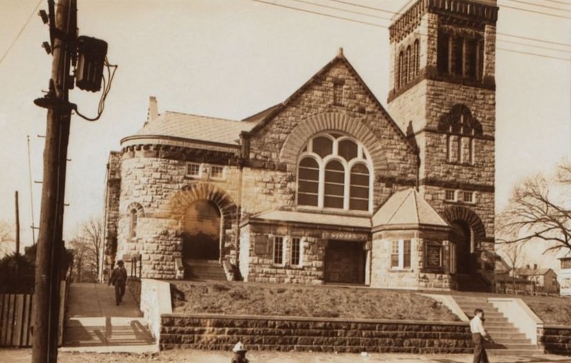 Olinville Methodist Episcopal Church, White Plains Road And 218Th Street (East), Bronx, 1932.