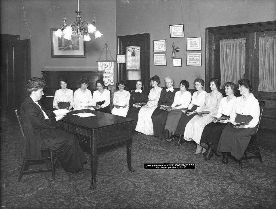 Business Class For Girls, Alexander Avenue Church House, Alexander Avenue And E. 141St Street, Bronx, 1918.