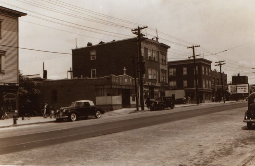 A Church At Morris Park Avenue And Matthews Avenue, Bronx, 1940.