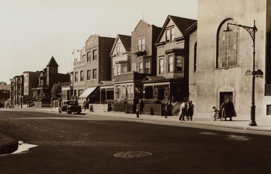 187Th Street (East) And Lorillard Place, Bronx, 1938.