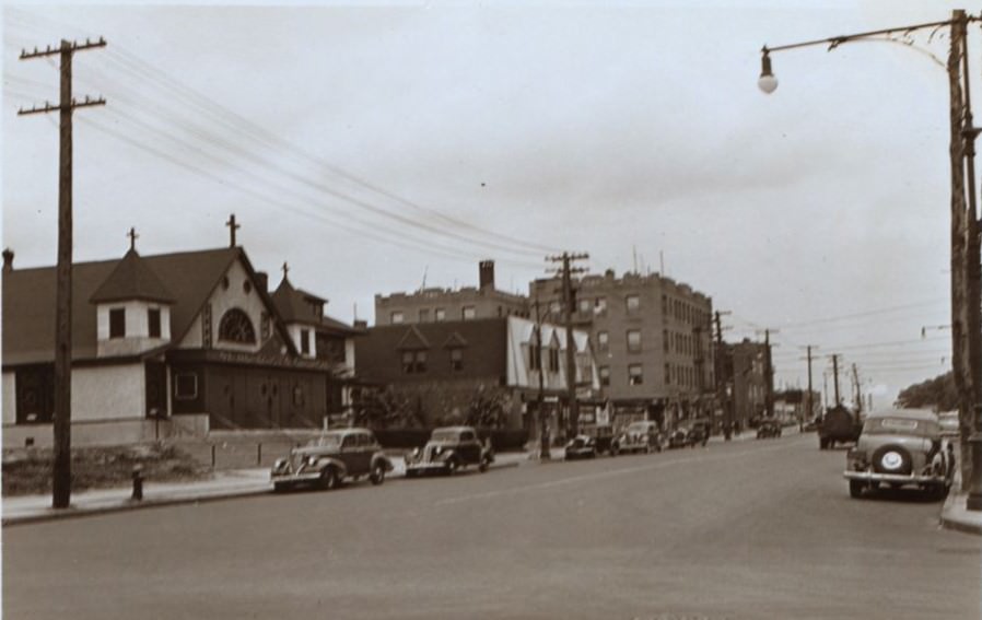 St. Benedict'S Roman Catholic Church, Eastern Boulevard And Logan Avenue, Bronx, 1938.