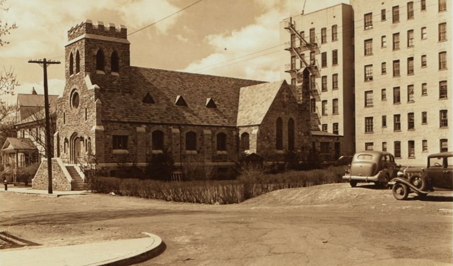 Immanuel Lutheran Church, Reiss Place And Barker Avenue, Bronx, 1938.