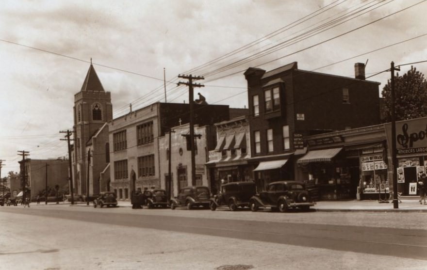 The Roman Catholic Church, Morris Park Avenue And Wallace Avenue, Bronx, 1940.