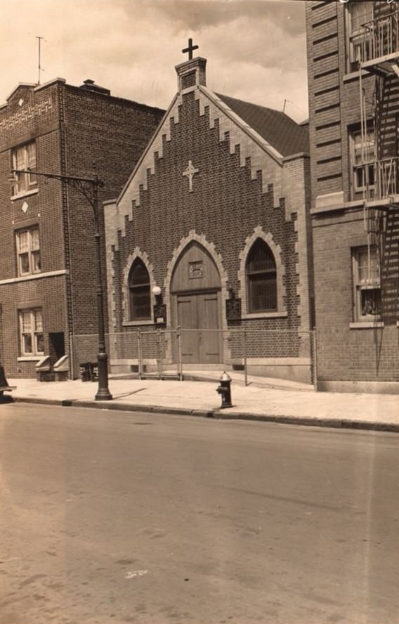 Christ Evangelical Lutheran Church, 187Th Street (East) And Tiebout Avenue, Bronx, 1938.