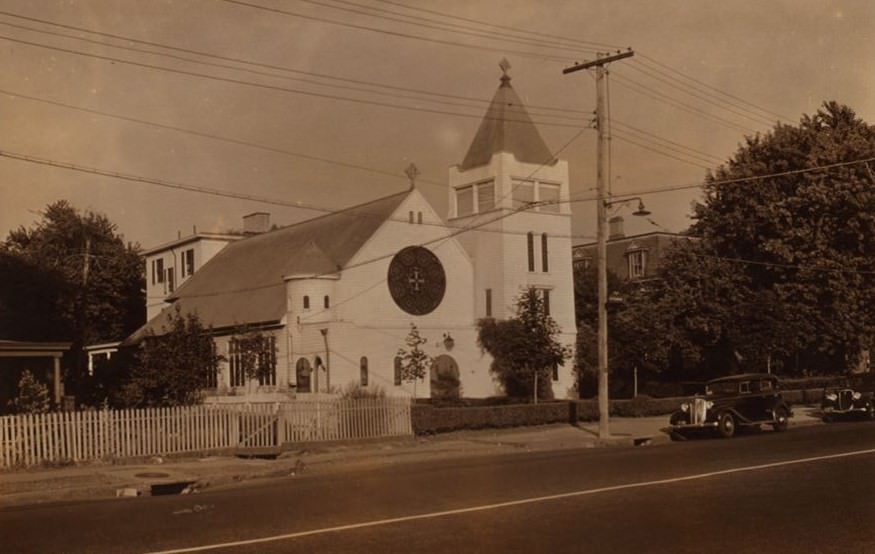 Roman Catholic Church Of St. Mary Star Of The Sea, City Island Avenue And Elizabeth Street, Bronx, 1936.
