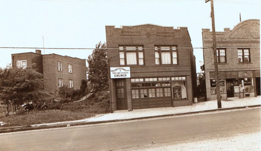 Presbyterian Church, Gun Hill Road (East) And Fish Avenue, Bronx, 1938.