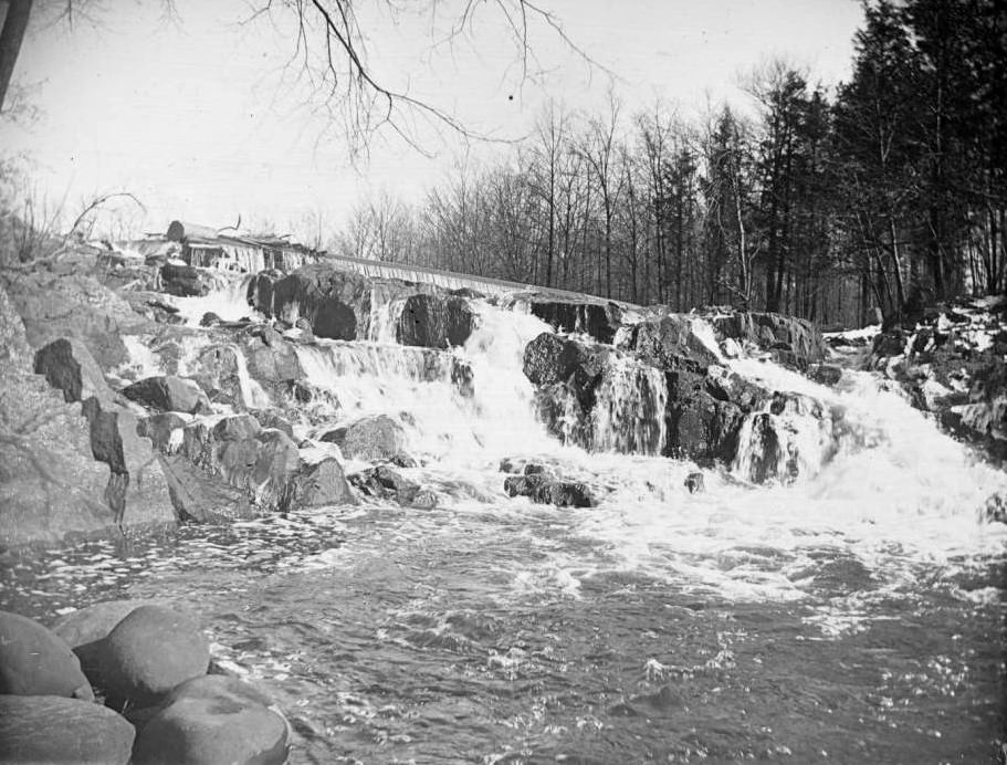 River Falls In Bronx Park, Bronx, 1902.
