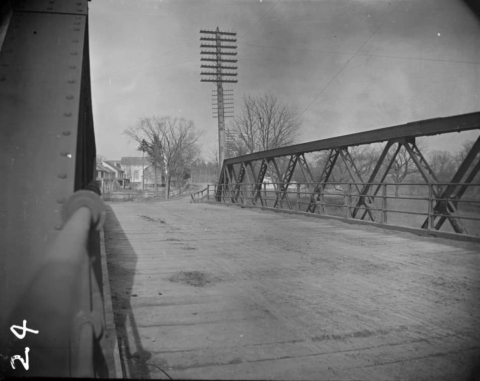 Steel Bridge, Bronx Park, Bronx, 1890S.