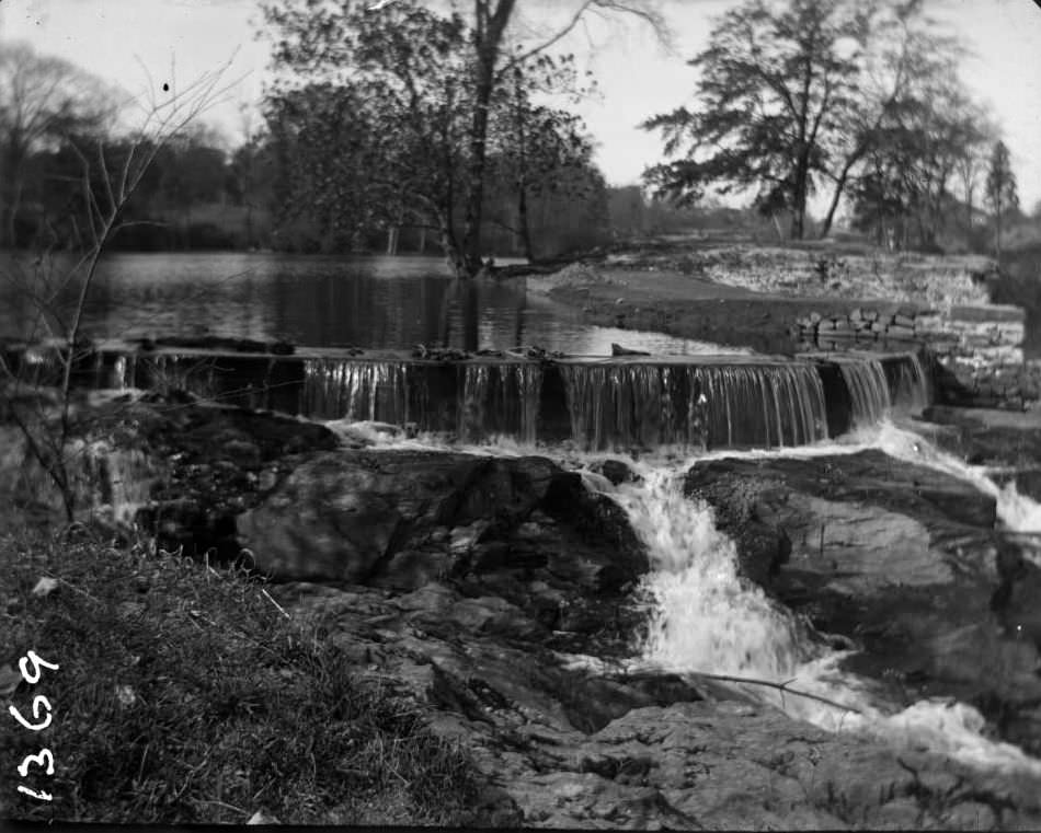 River And Falls, New York Zoological Gardens, Bronx, 1899.