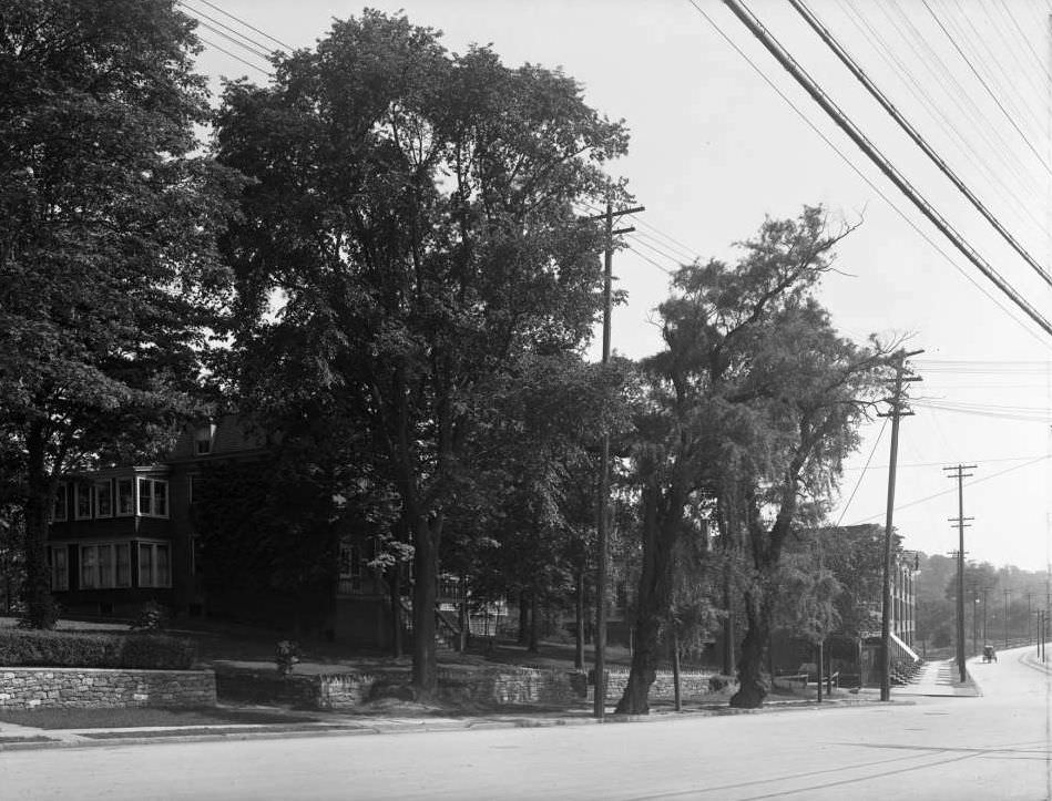 Bailey Avenue Looking South From Albany Crescent, Bronx, 1916.