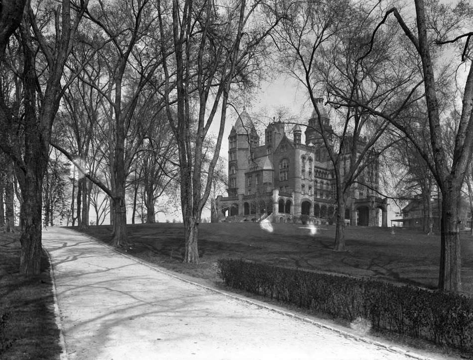 Duplicate Negative Of A Shot Of Webb'S Academy, Bronx, Originally Taken In 1914.