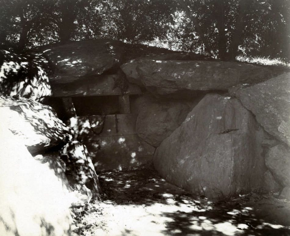 West View Of Tanner'S Spring, Central Park, In Line With W. 82Nd Street, 1897.