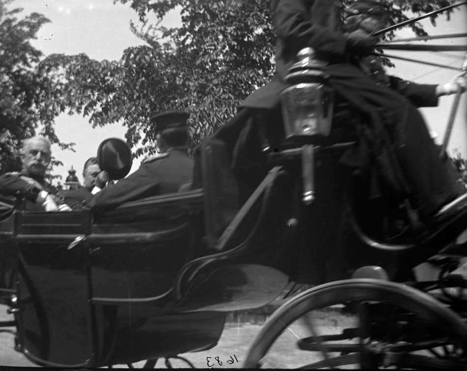 General Nelson A. Miles In A Carriage In A Decoration Day Parade, Bronx, 1902.