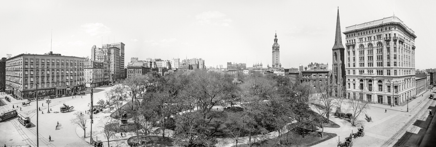 Madison Square, New York, Circa 1901.