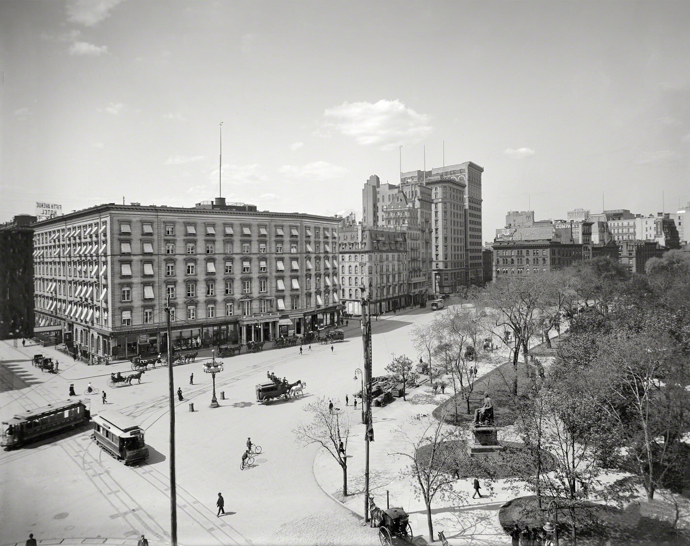 Fifth Avenue Hotel, Southwest Corner Of Madison Square, New York, Circa 1901.