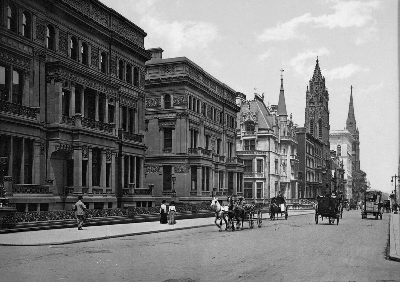 Fifth Avenue At Fifty-First Street, New York City.