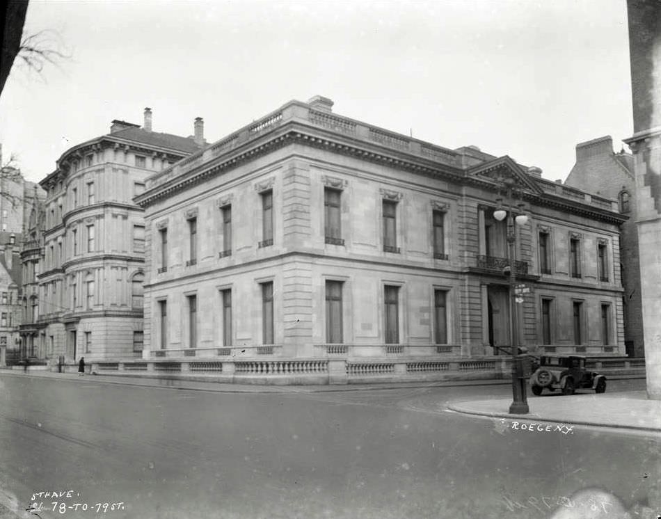 Fifth Avenue From East 78Th Street To East 79Th Street, Undated.