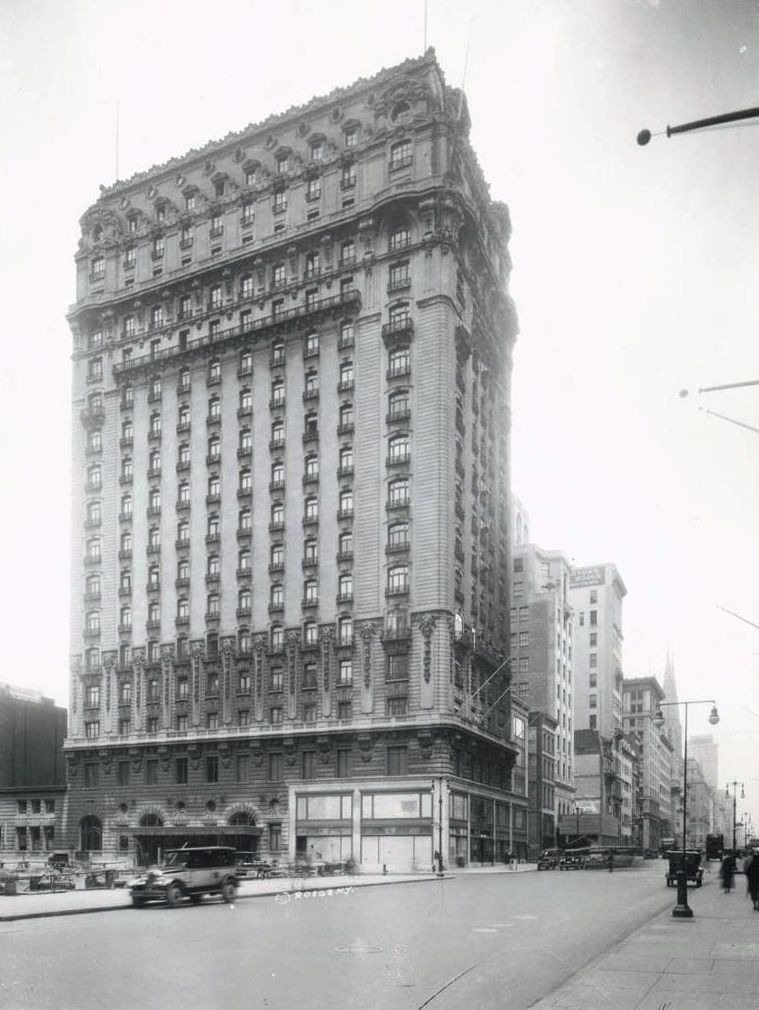 East Side Of Fifth Avenue Looking South, Between 55Th Street And 56Th Street, 1920S.