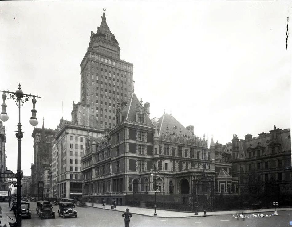 West Side Of Fifth Avenue Looking South From 58Th Street.