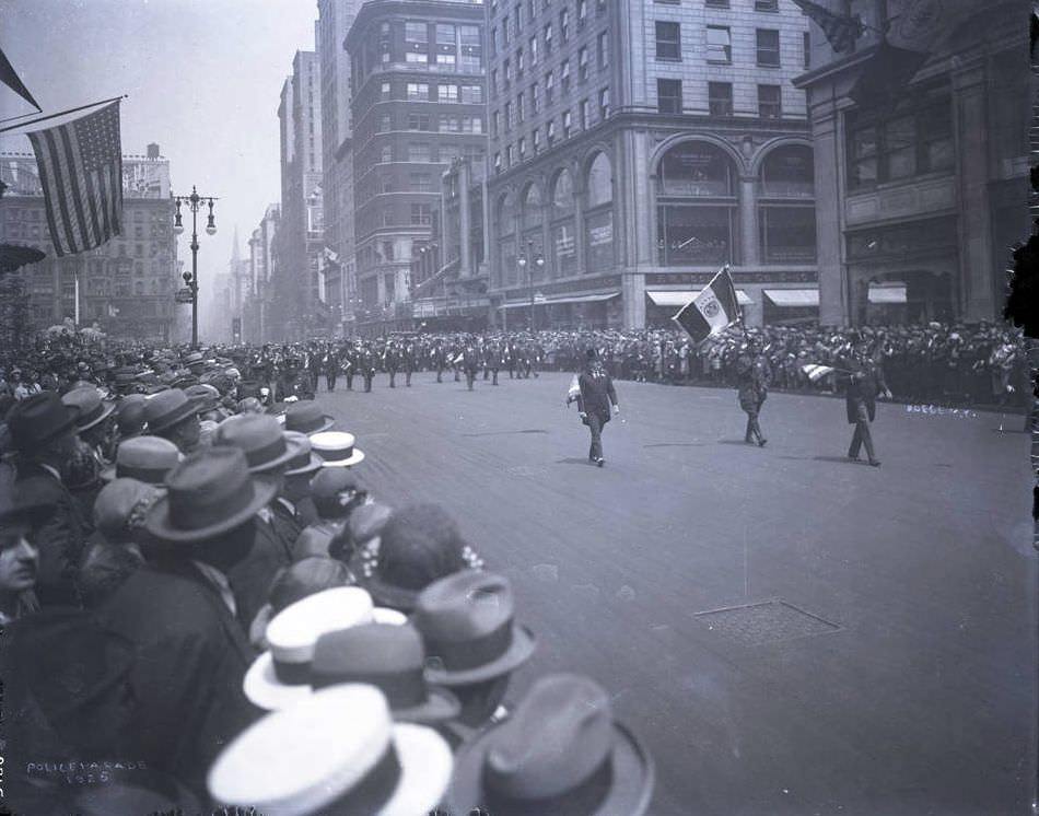 Fifth Avenue Police Parade, 1925.