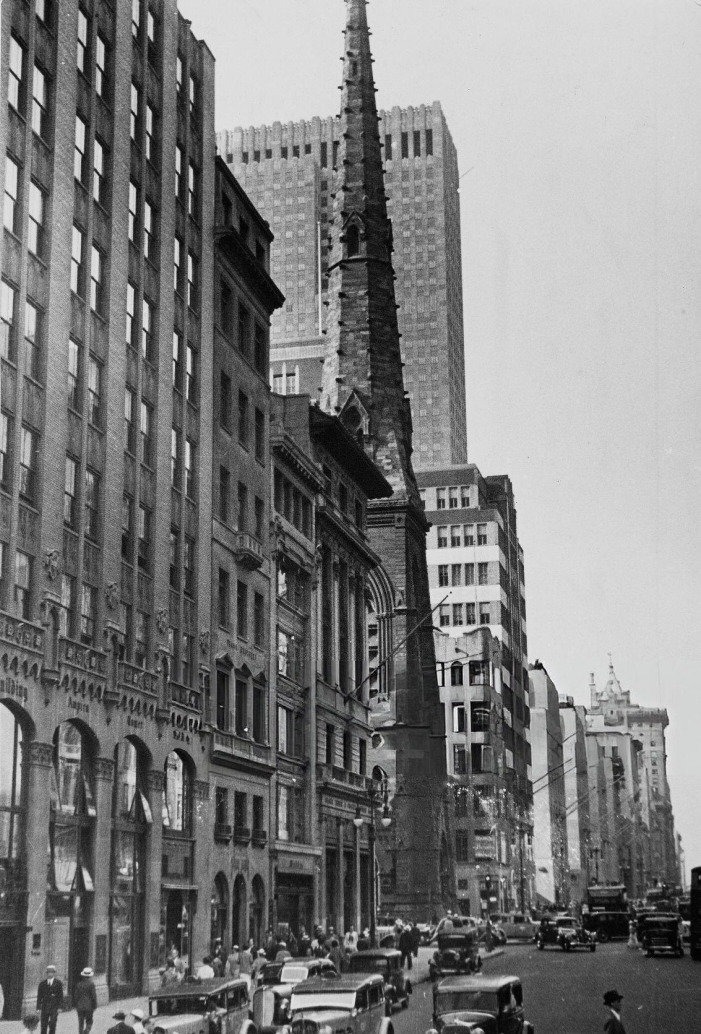 Fifth Avenue And One Of The Rca Buildings, 1940.