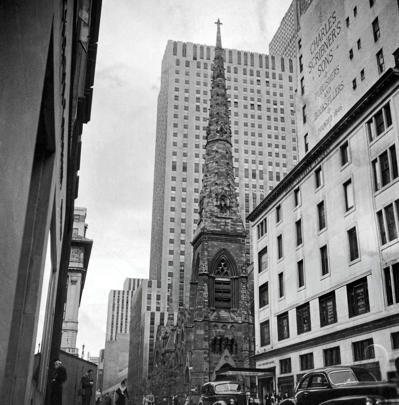 St Nicholas Collegiate Reformed Protestant Dutch Church, 1945.