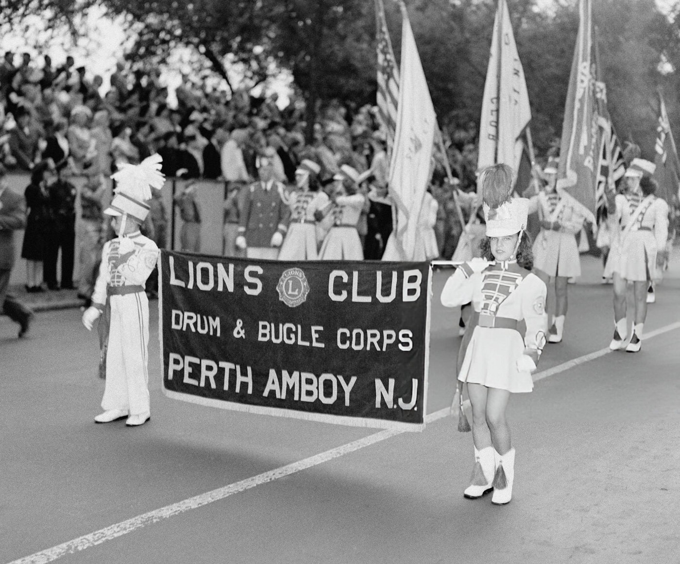 Lions Club Parade On 5Th Avenue, 1946.