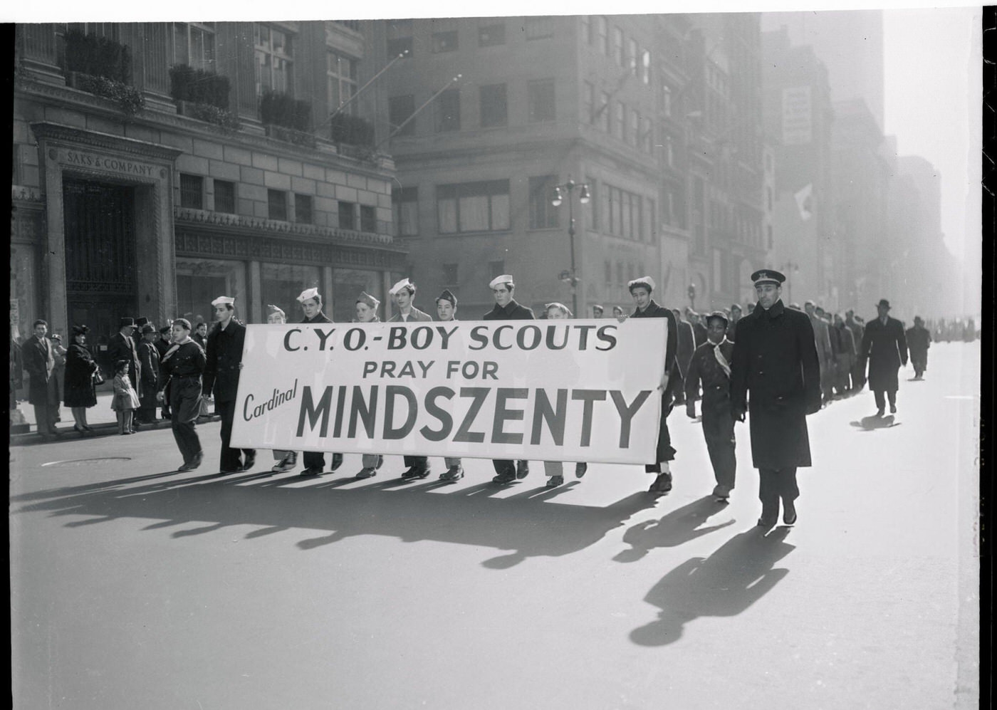 Boy Scouts Parade On Fifth Avenue