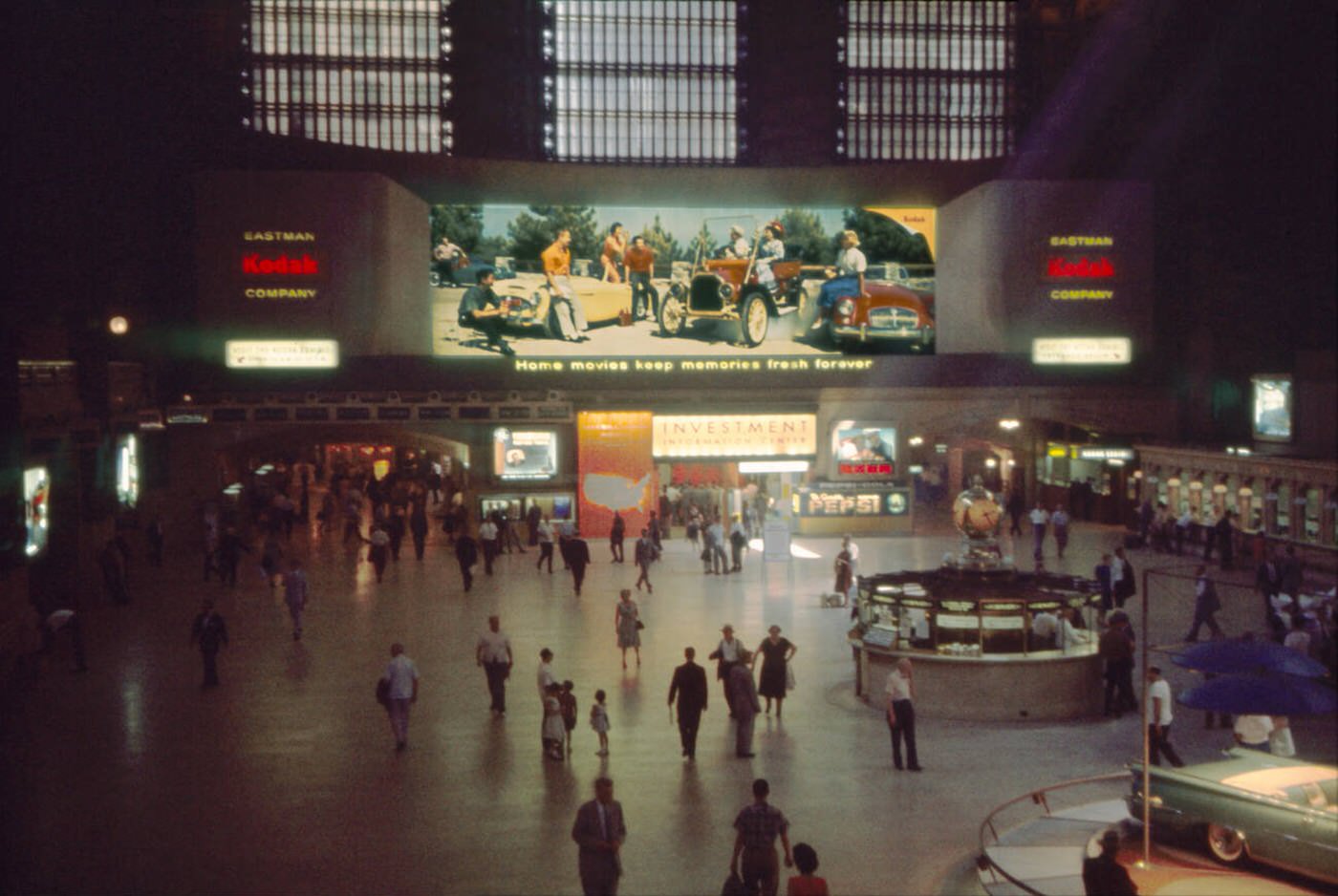 Grand Central Terminal, Main Concourse, New York City, July 1961.