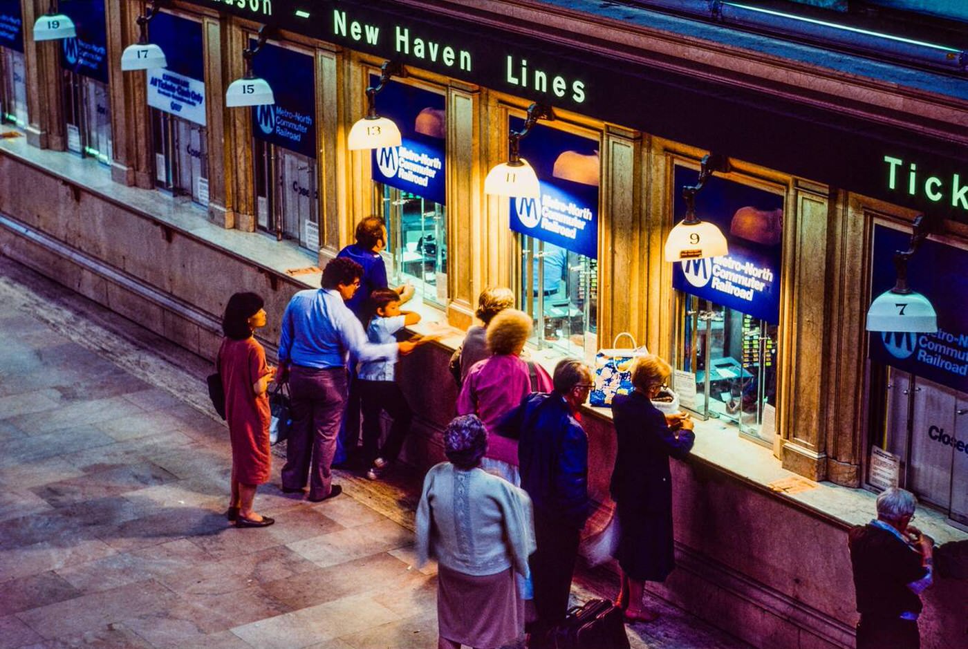 Ticket Booths Grand Central Terminal Manhattan New York.