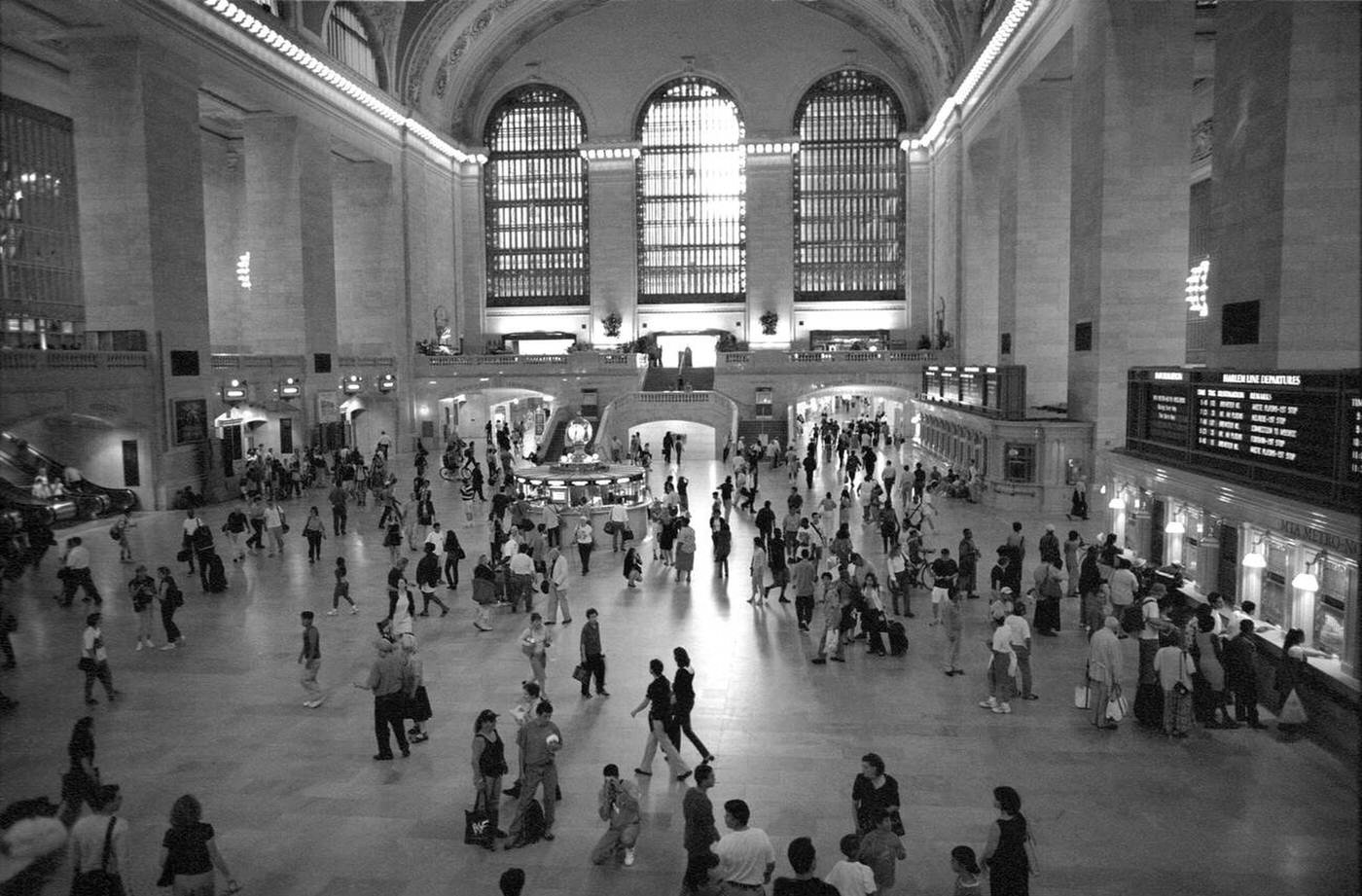 The Main Room Of Grand Central Terminal In New York.
